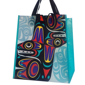 Eco Bag Large - Thunderbird and Whale