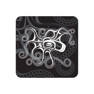 Cork-Backed Coaster - Octopus (Nuu)