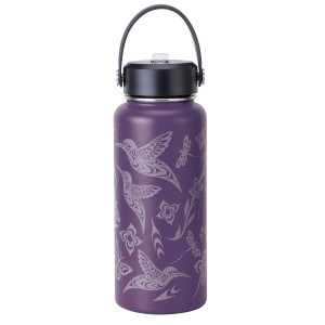 Wide Mouth Insulated Bottles - Hummingbird - 32 oz