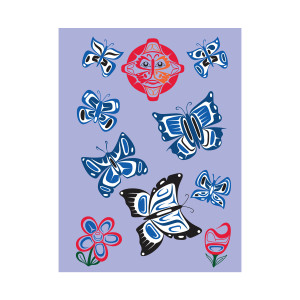 Folding Card - Butterflies in The Sun