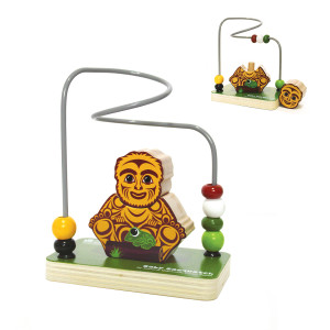 Stacking Animal Bead Mazes - Baby Sasquatch