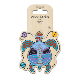 Wood Sticker - Turtle