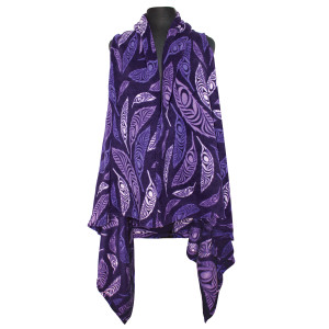 Multi-Use Fleece Cape - Feather