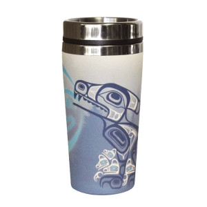 Bamboo Travel Mug - Wolf Family