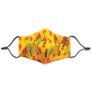 Kids Reusable Cotton Face Mask - Sasquatch