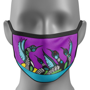 Reusable Cotton Face Mask - Loons Calling