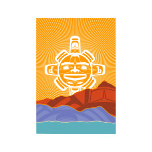 Postcard - Chilkat Sun