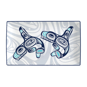 Rectangular Platter - Whale