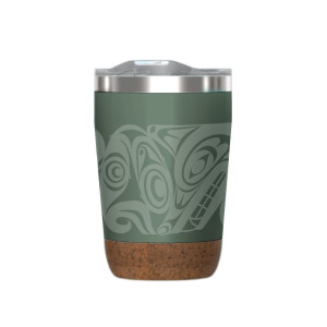 Cork Base Travel Mug (12oz) - Urban Wolf