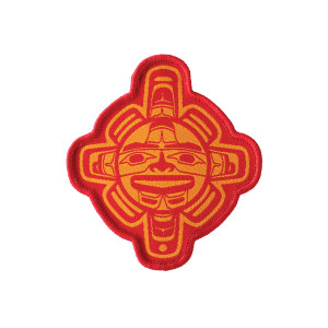 Small Embroidered Patch - Chilkat Sun