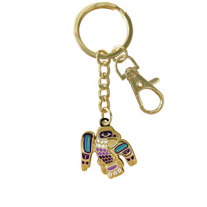 Enamel Keychain - Eagle Flight