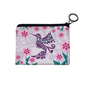 Coin Purse - Hummingbird (Purple/Pink)