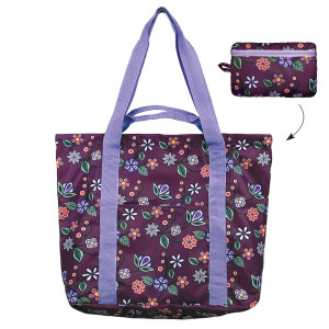 Packable Tote - Ojibwe Florals