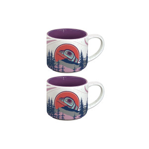 Ceramic Espresso Mugs (Set of 2) - The Light Keeper