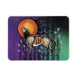 Embossed Metal Magnet - Wolf (Ma'iingan)