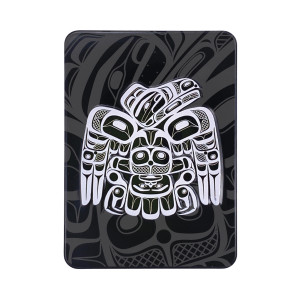 Embossed Metal Magnet - Raven