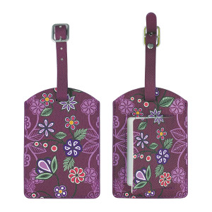 Luggage Tag - Ojibwe Florals
