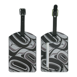 Luggage Tag - Eagle (Black/Grey)