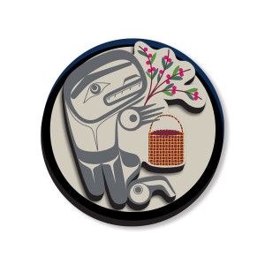 3D Magnet - Berry Picker in the Moon