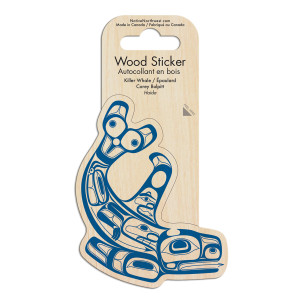 Wood Sticker - Killer Whale