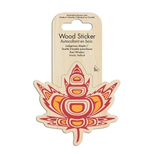Wood Sticker - Indigenous Maple