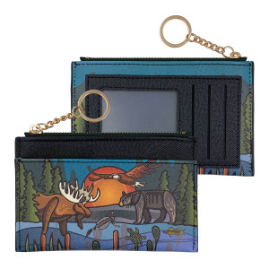 Zippered Card Wallet - All My Relatives (Indinawemaaganidag)