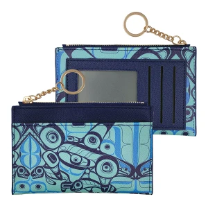 Zippered Card Wallet - Orca Song