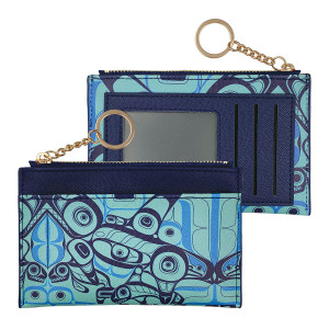 Zippered Card Wallet - Orca Song