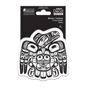 Premium Decals - Raven (Black/White)