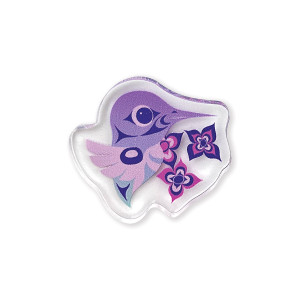 Acrylic Pin - Young Hummingbird