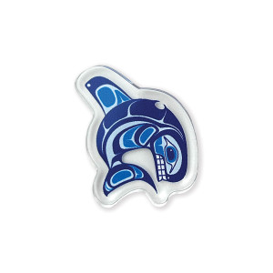 Acrylic Pin - Orca Whale
