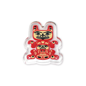 Acrylic Pin - Bear