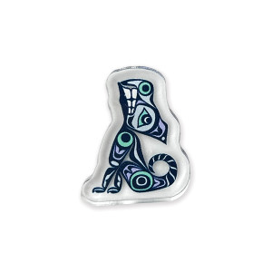 Acrylic Pin - Wolf