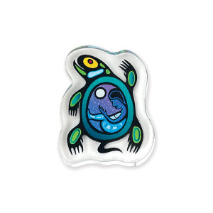Acrylic Pin - Turtle