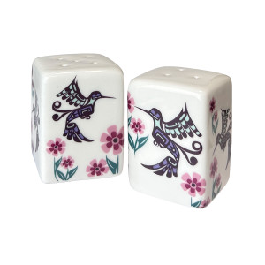 Salt & Pepper Shaker Set - Hummingbird
