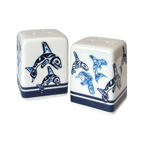 Salt & Pepper Shaker Set - Orca Family