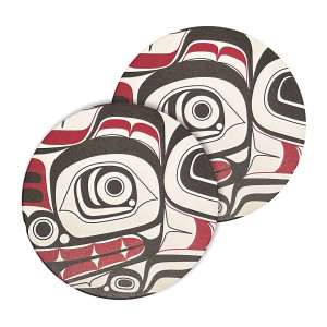 Ceramic Coasters (set of 2) - Matriarch Bear