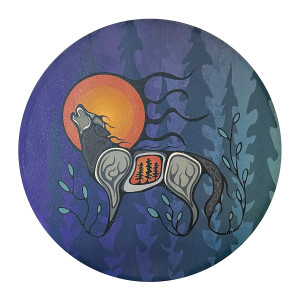 Ceramic Trivet - Wolf (Ma’iingan)