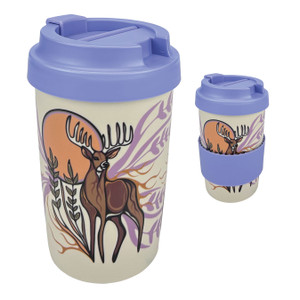 Eco Travel Mug (15oz) - Deer (Waawaashkeshi)