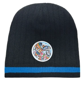Toque (Ski Cap) - Raven and Killer Whale