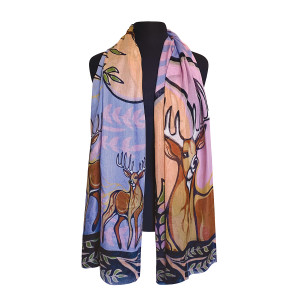 Signature Scarf - Deer (Waawaashkeshi)