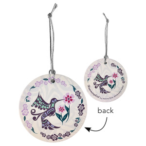Ceramic Ornament - Hummingbird