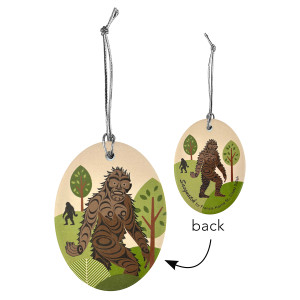 Ceramic Ornament - Sasquatch