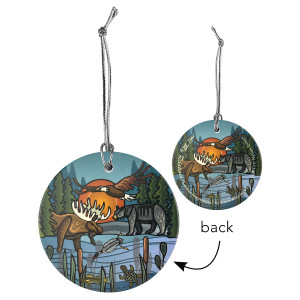 Ceramic Ornament - All My Relatives (Indinawemaaganidag)