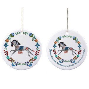 Ceramic Ornament - Horse (Gidagiza Mishtadim)