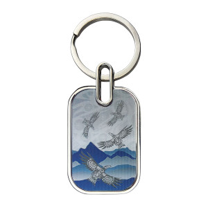 Lenticular Keychain - Soaring Eagle