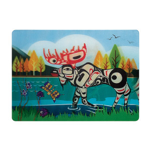 3D Lenticular Magnet - Moose