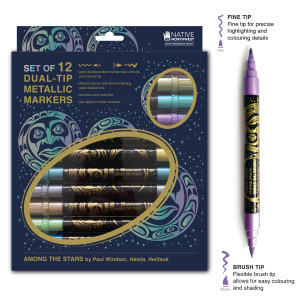 Metallic Felt Markers - Among the Stars
