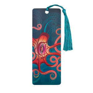 3D Lenticular Bookmark - Octopus (Nuu)