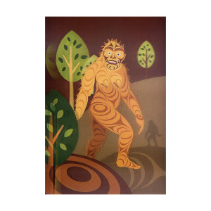3D Lenticular Art Cards - Sasquatch